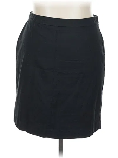 Pre-owned Jjill Casual Skirt In Black