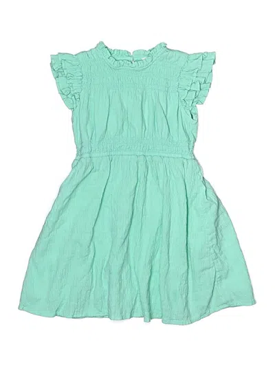 Pre-owned Crewcuts Outlet Kids' Dress In Blue