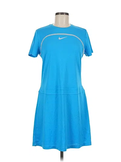 Pre-owned Nike Casual Dress In Blue