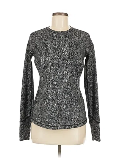 Pre-owned Lululemon Athletica Active T-shirt In Silver