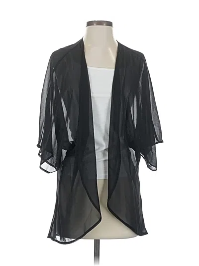 Pre-owned Unbranded Kimono In Black
