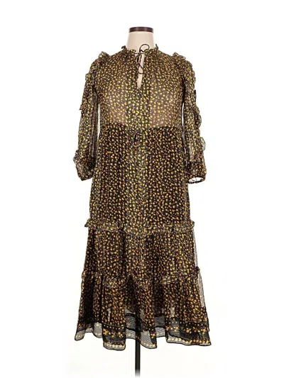 Pre-owned Ulla Johnson Casual Dress In Yellow