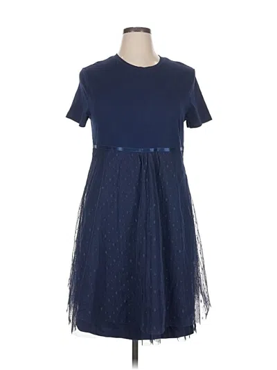 Pre-owned Isaac Mizrahi For Target Casual Dress In Blue