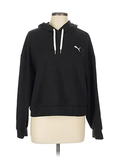 Pre-owned Puma Pullover Hoodie In Black