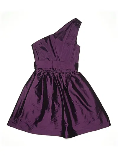 Pre-owned Alfred Sung Cocktail Dress In Purple