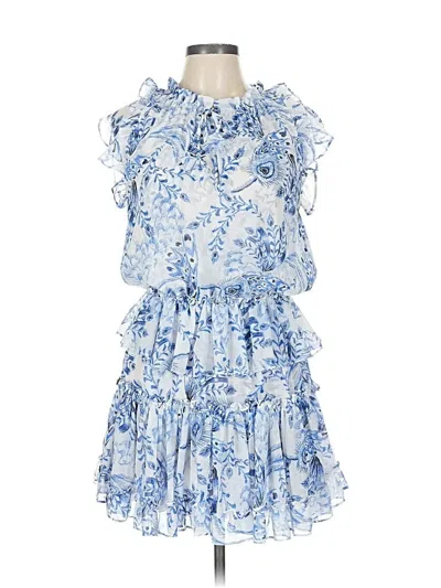 Pre-owned Misa Cocktail Dress In Blue