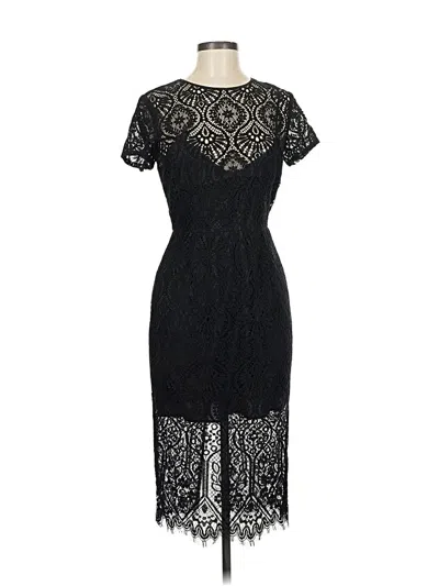 Pre-owned Veronica Beard Cocktail Dress In Black