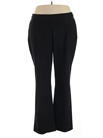 Pre-owned Lane Bryant Dress Pants In Black