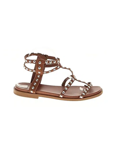 Pre-owned Mia Sandals In Brown