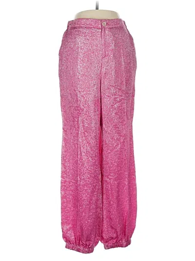 Pre-owned Gucci Silk Pants In Pink