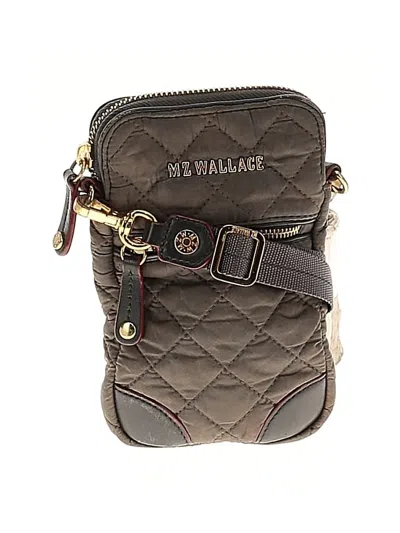 Pre-owned Mz Wallace Crossbody Bag In Gray