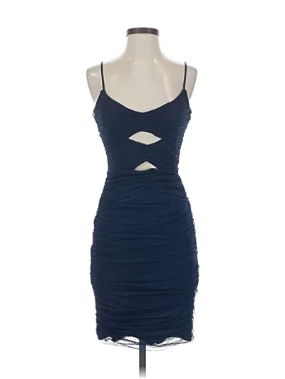 Pre-owned Lulus Cocktail Dress In Blue