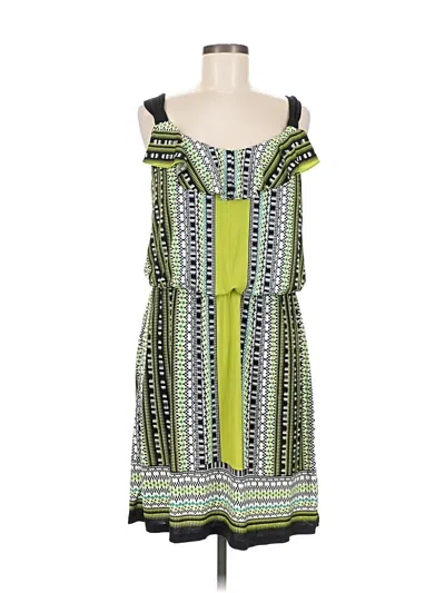 Pre-owned Style & Co Casual Dress In Green