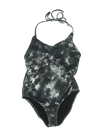 Pre-owned Athleta One Piece Swimsuit In Gray