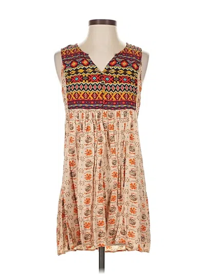 Pre-owned Umgee Casual Dress In Brown