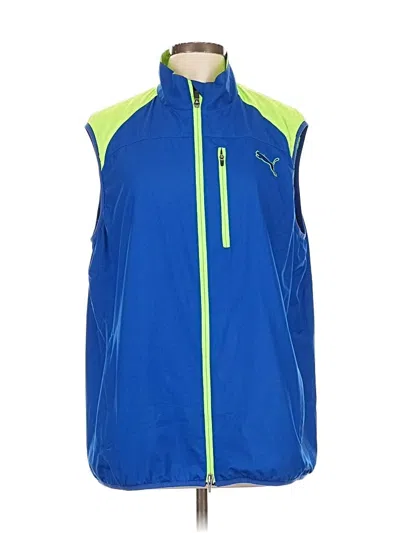 Pre-owned Puma Vest In Blue