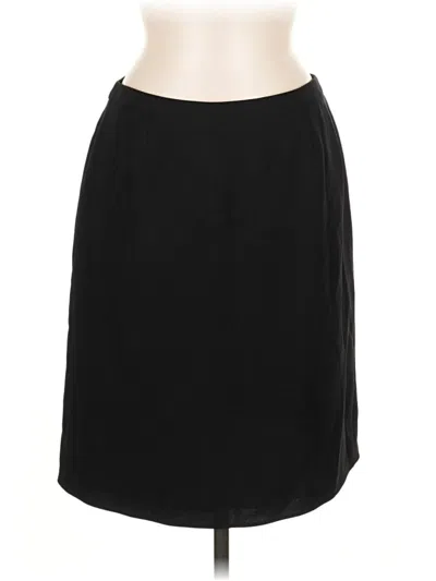 Pre-owned Ann Taylor Formal Skirt In Black