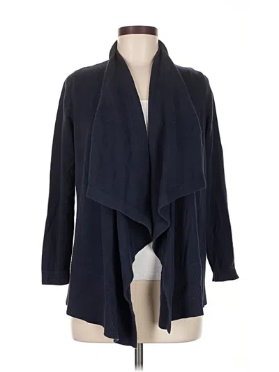 Pre-owned Lands' End Cardigan Sweater In Blue