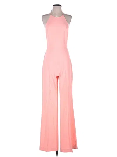 Pre-owned Alice And Olivia Alice + Olivia Jumpsuit In Pink