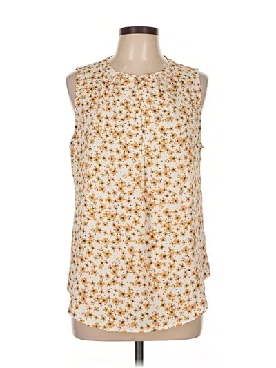 Pre-owned Fun2fun Sleeveless Blouse In Yellow