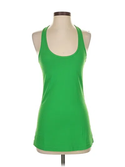 Pre-owned Lululemon Athletica Active Tank Top In Green