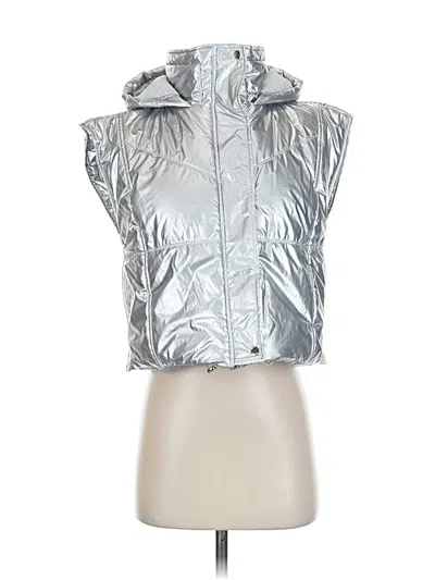 Pre-owned Daily Practice By Anthropologie Vest In Silver