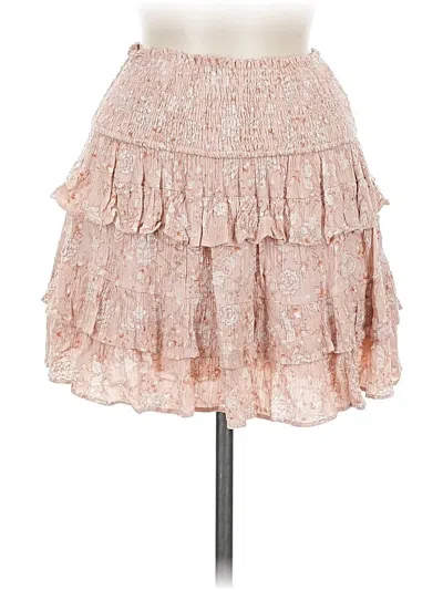 Pre-owned Pants Store Casual Skirt In Pink