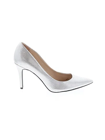 Pre-owned Jessica Simpson Heels In Silver