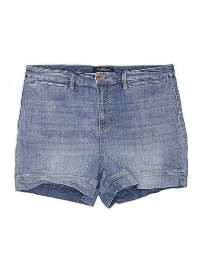 Pre-owned Liverpool Los Angeles Denim Shorts In Blue
