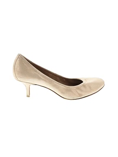 Pre-owned Donald J Pliner Heels In Gold