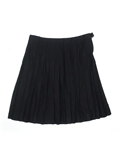 Pre-owned Lands' End Kids'  Skirt In Black