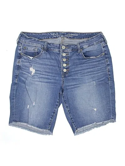 Pre-owned Torrid Denim Shorts In Blue