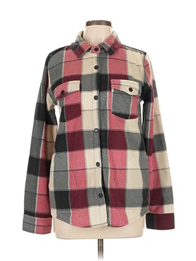 Pre-owned O'neill Long Sleeve Button Down Shirt In Red