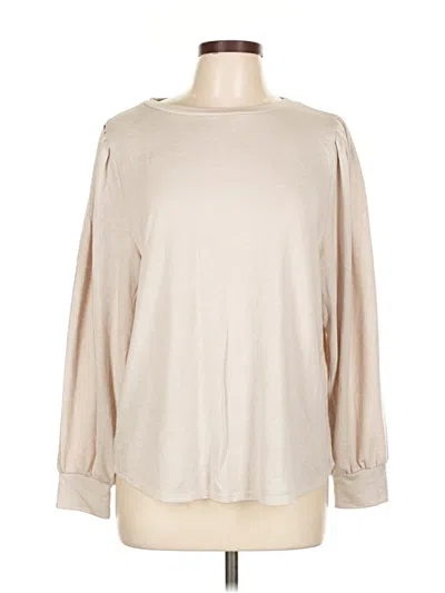 Pre-owned Banana Republic Factory Store Long Sleeve T-shirt In Brown