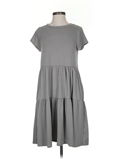 Pre-owned Lularoe Casual Dress In Gray