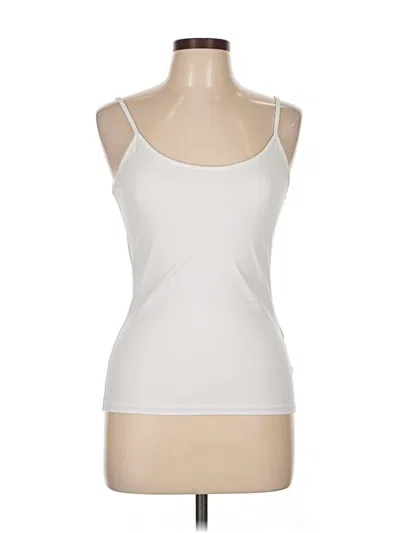 Pre-owned Zara Tank Top Ivory Strapless Neckline Tops In White