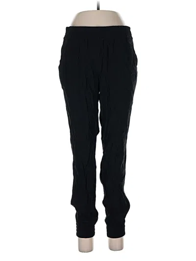 Pre-owned Ann Taylor Loft Track Pants In Black