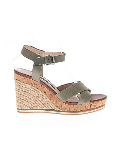 Pre-owned French Connection Wedges In Green