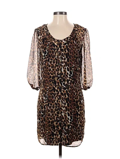 Pre-owned Express Casual Dress In Brown