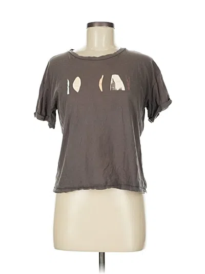 Pre-owned Grade & Gather Short Sleeve T-shirt In Brown