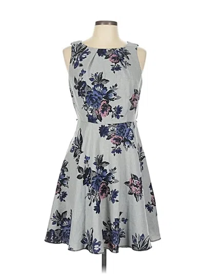 Pre-owned Elle Casual Dress In Gray