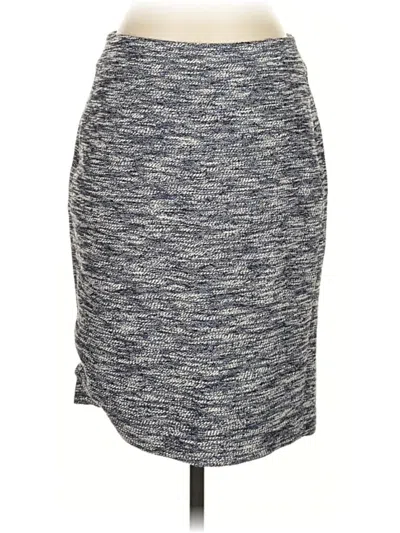 Pre-owned Ann Taylor Casual Skirt In Gray