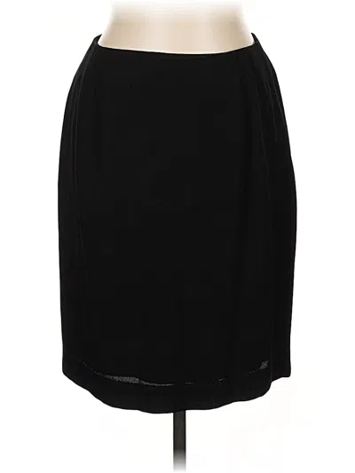 Pre-owned Valerie Stevens Formal Skirt In Black