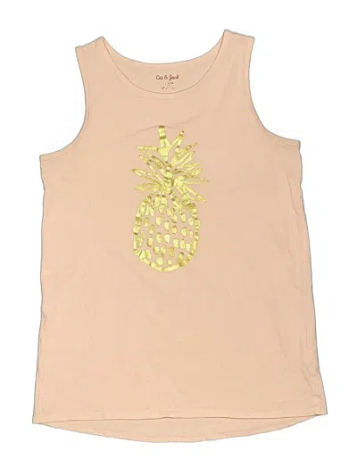 Pre-owned Cat & Jack Kids' Sleeveless T-shirt In Pink