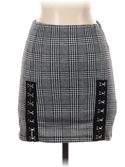 Pre-owned Motel Casual Skirt In Gray