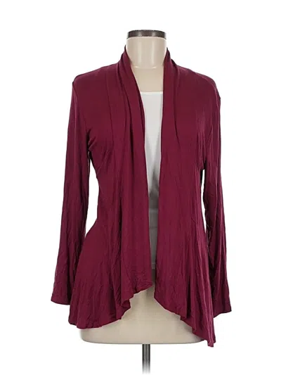 Pre-owned Studio Works Cardigan Sweater In Burgundy