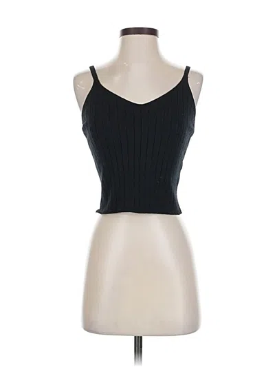Pre-owned Abercrombie & Fitch Tank Top Black Strapless Neckline Tops