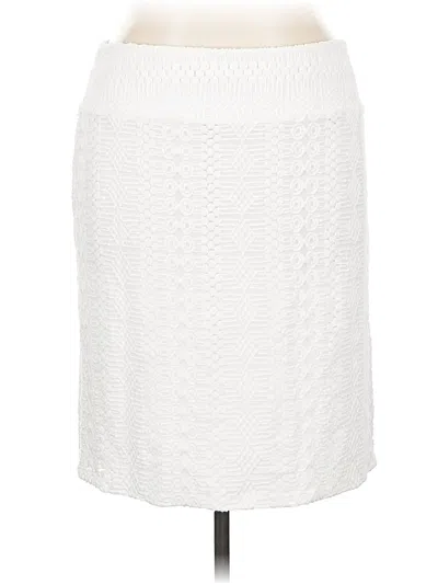 Pre-owned Alfani Casual Skirt In White