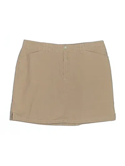 Pre-owned Gloria Vanderbilt Skort In Brown