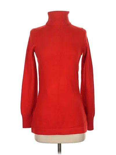 Pre-owned French Connection Turtleneck Sweater In Red